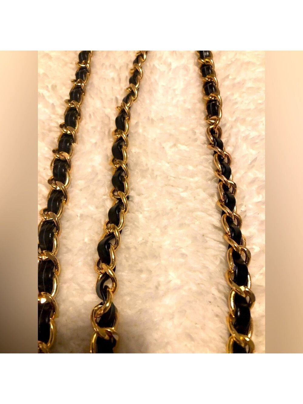 Leather Chain for Purse, Bag Handle Replacement, Crossbody Chain Strap Size 36” - Picture 3 of 3